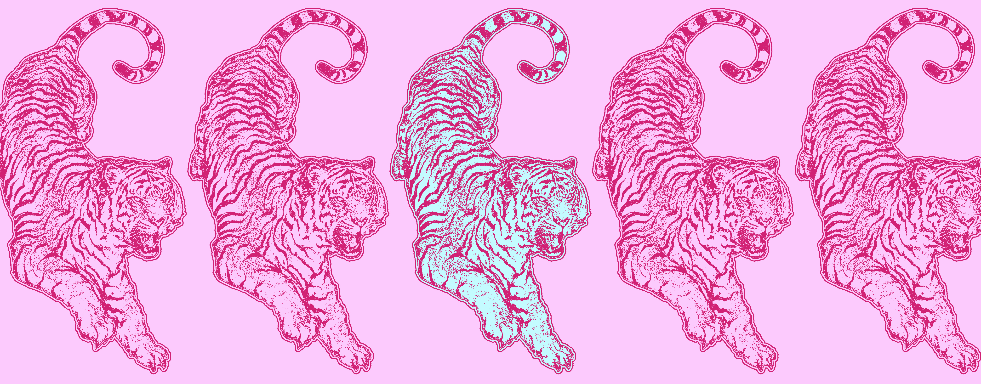 Flying Tables tiger pattern