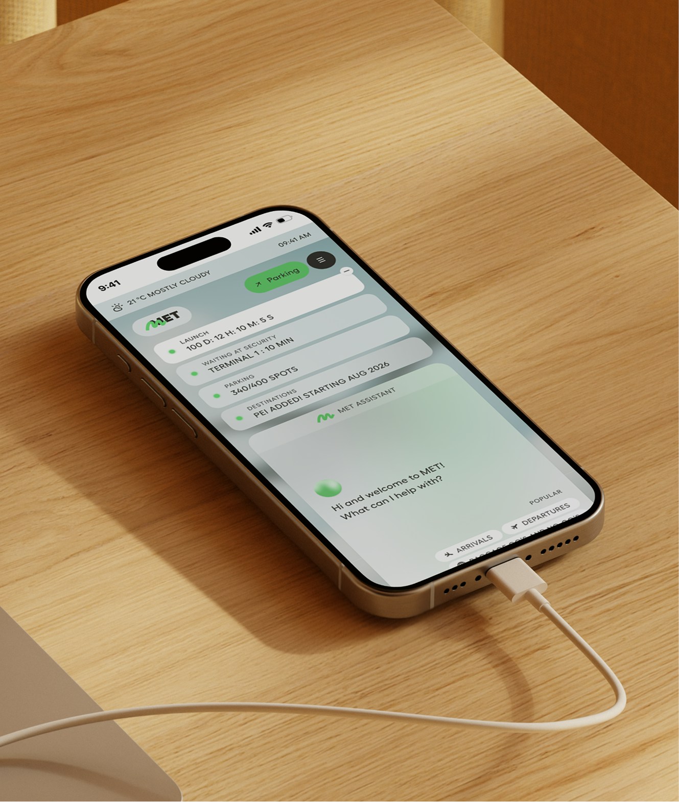 MET Airport mobile experience