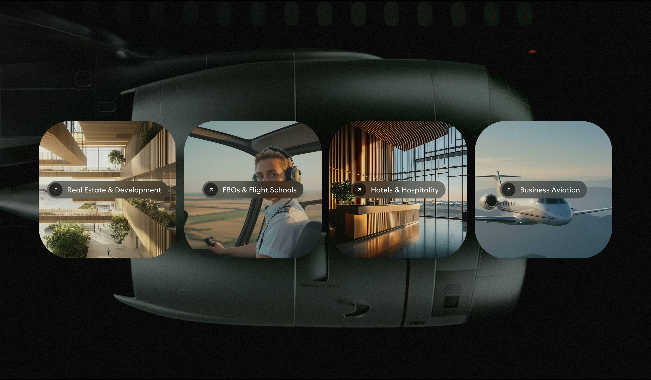 MET Airport website page